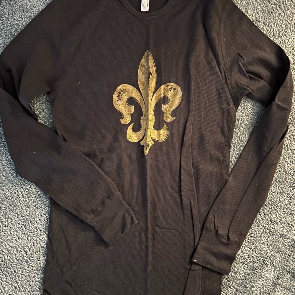 Fleur De Lis waffle T shirt